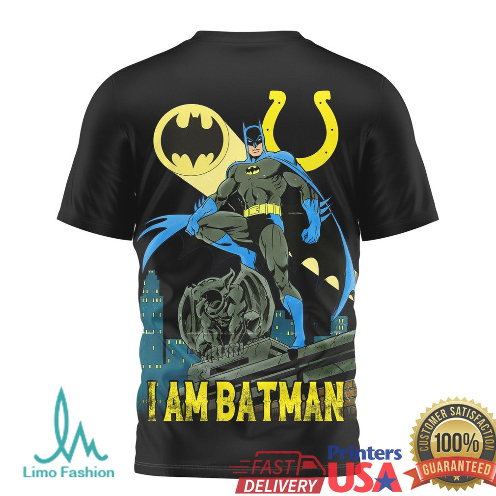 Batman x Indianapolis Colts Gotham City NFL Graphic T Shirt - Limotees LLC