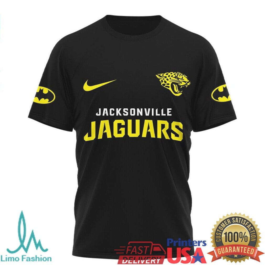 Batman x Jacksonville Jaguars NFL Gotham Football T Shirt