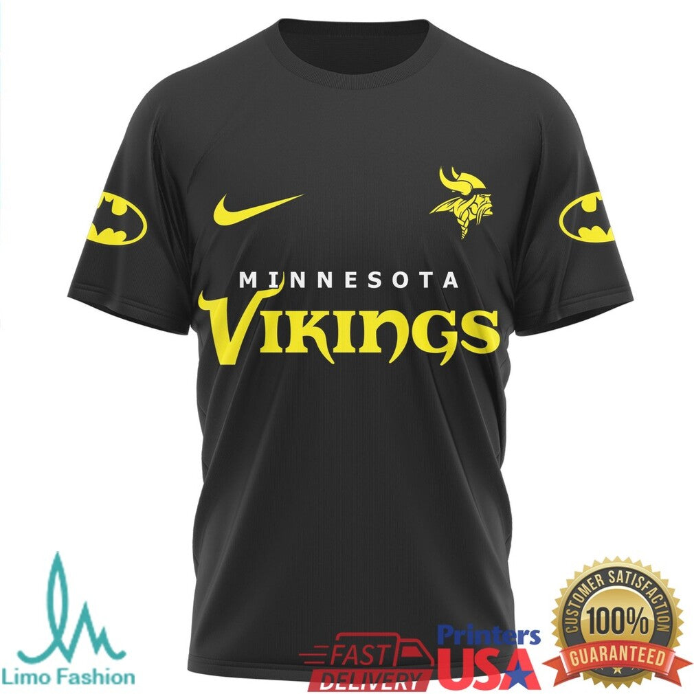 Batman x Minnesota Vikings Superhero Mashup Fan T Shirt - Limotees LLC