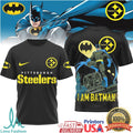 Batman x Pittsburgh ST Shirtlers Gotham City Football T Shirt - Limotees LLC