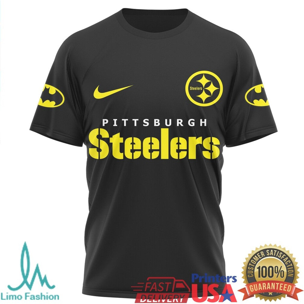 Batman x Pittsburgh ST Shirtlers Gotham City Football T Shirt - Limotees LLC