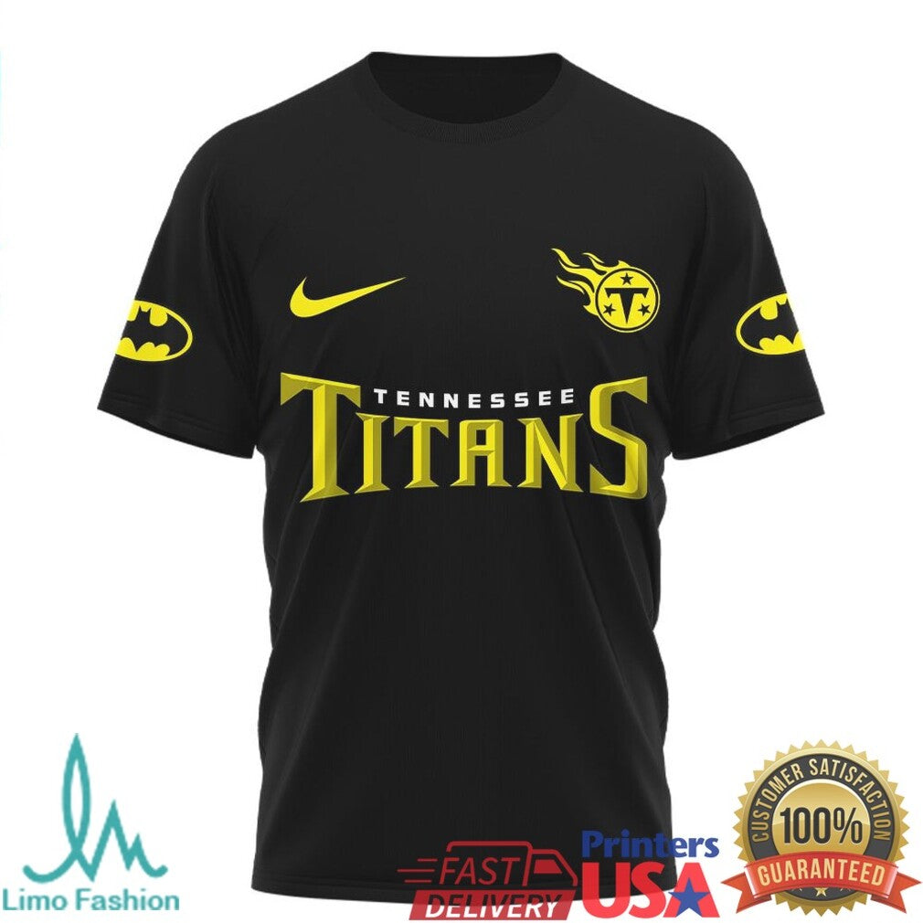 Batman x Tennessee Titans NFL Superhero Fusion Graphic T Shirt - Limotees LLC