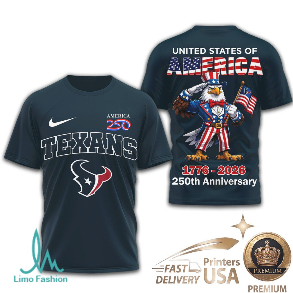 Bengals Football America 250th Birthday Eagle Fan Graphic T Shirt - Limotees LLC