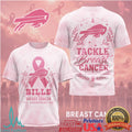 Bills Tackle Breast Cancer Awareness Pink Ribbons T Shirt - Limotees LLC