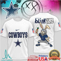 Blink 182 x Dallas Cowboys Bunny Logo Mashup T Shirt - Limotees LLC