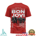 Bon Jovi Forever Tour 2026 Hampton Water Presents Red Concert T Shirt - Limotees LLC