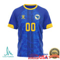 Bosnia 2026 World Cup Take Me To America Graphic Soccer T Shirt - Limotees LLC