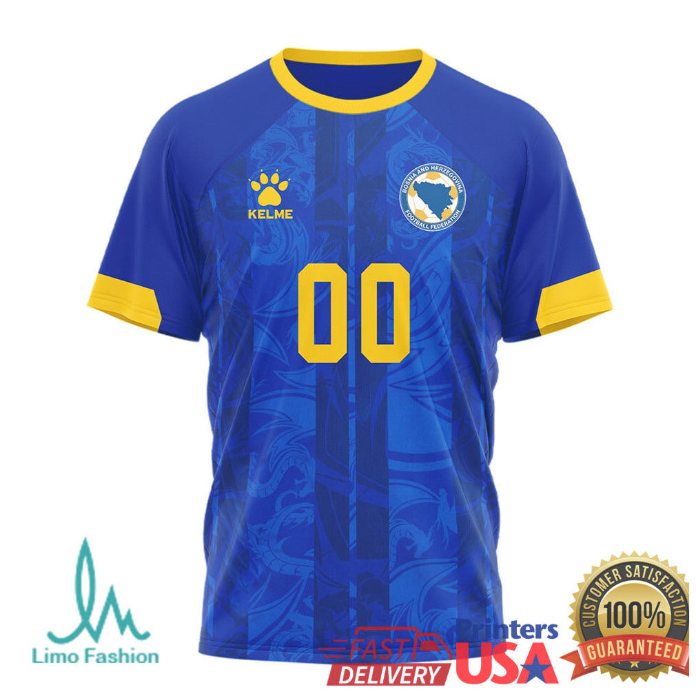 Bosnia 2026 World Cup Take Me To America Graphic Soccer T Shirt - Limotees LLC
