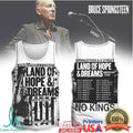 Bruce SpringsT Shirtn & E Street Band Land of Hope & Dreams Tour T Shirt - Limotees LLC