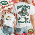 Buc ee’s Beavers New York Jets Football Fan T Shirt - Limotees LLC