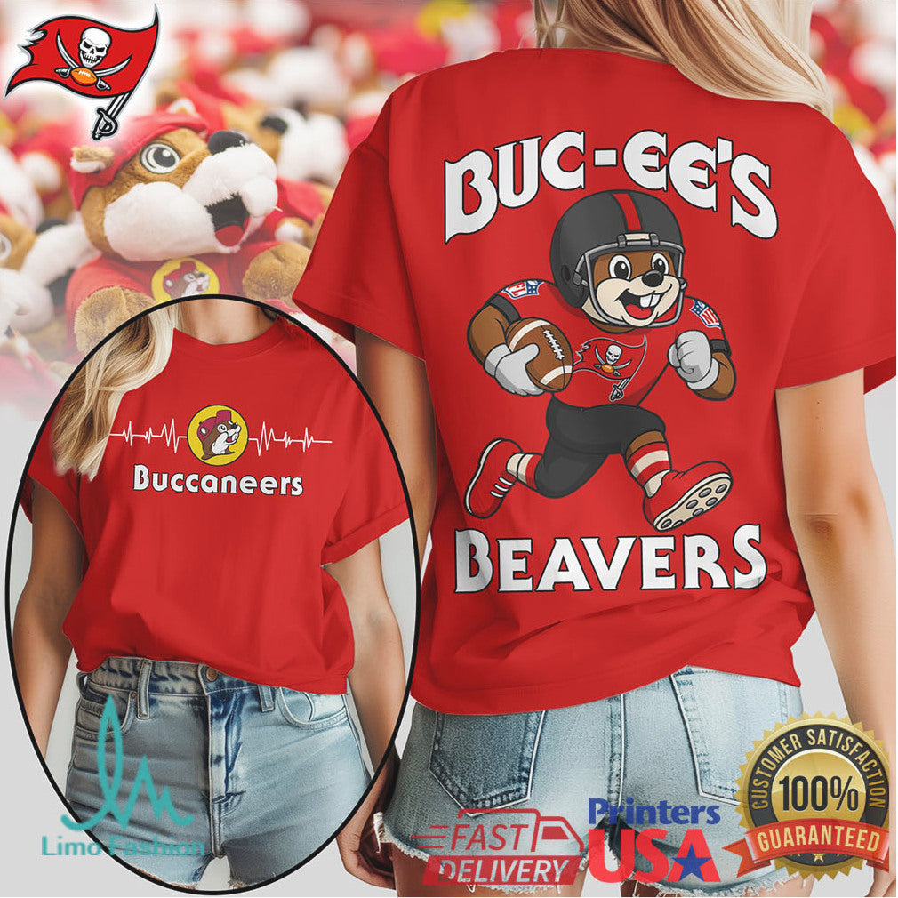 Buc ee’s Beavers Tampa Bay Buccaneers Football Fan T Shirt - Limotees LLC