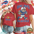 Buc ee's Beavers x Buffalo Bills Football Mascot T Shirt - Limotees LLC
