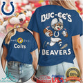 Buc ee's Beavers x Indianapolis Colts Football Team Gear T Shirt - Limotees LLC