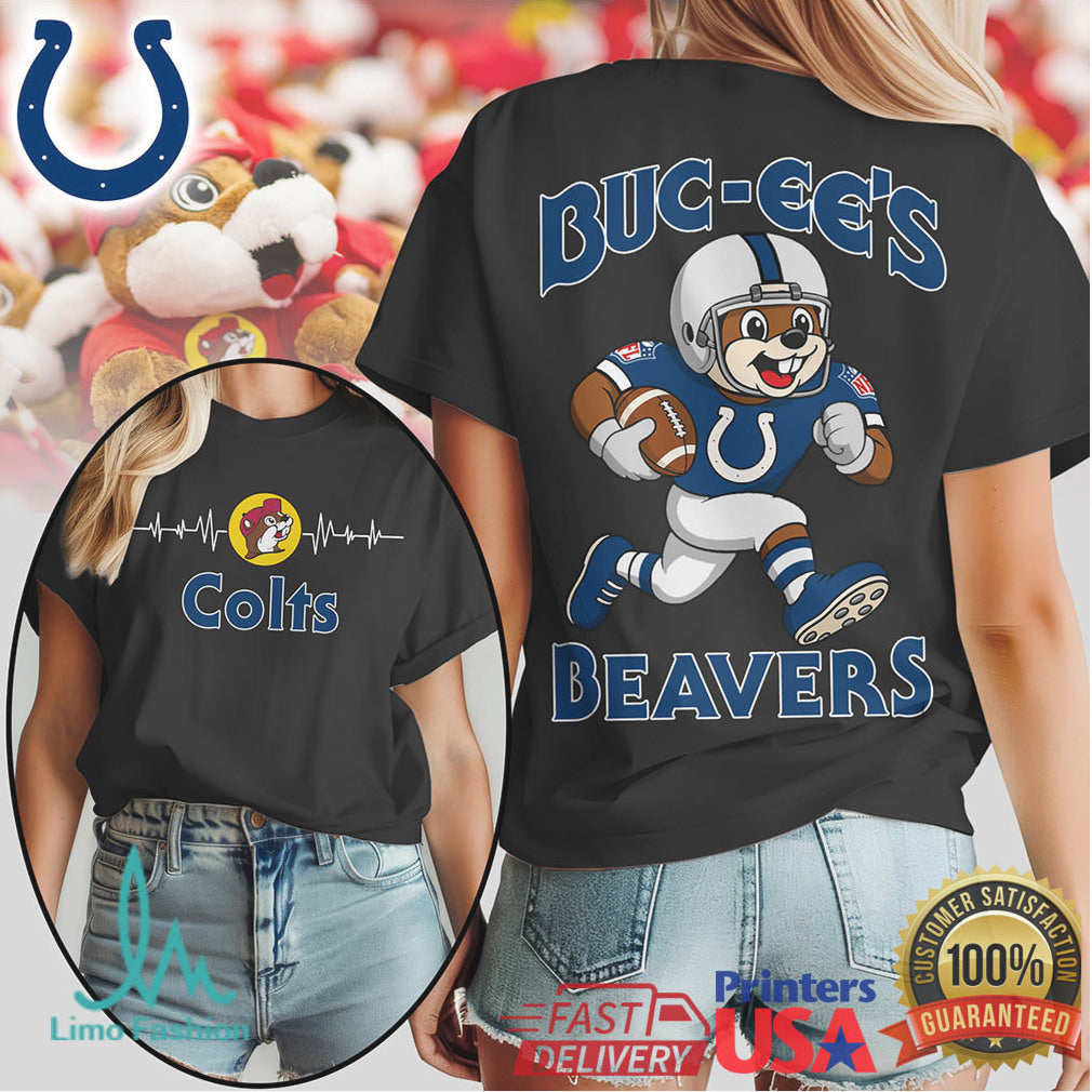 Buc ee's Beavers x Indianapolis Colts Football Team Gear T Shirt - Limotees LLC