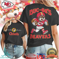 Buc ee's Beavers x Kansas City Chiefs Football Mascot T Shirt - Limotees LLC