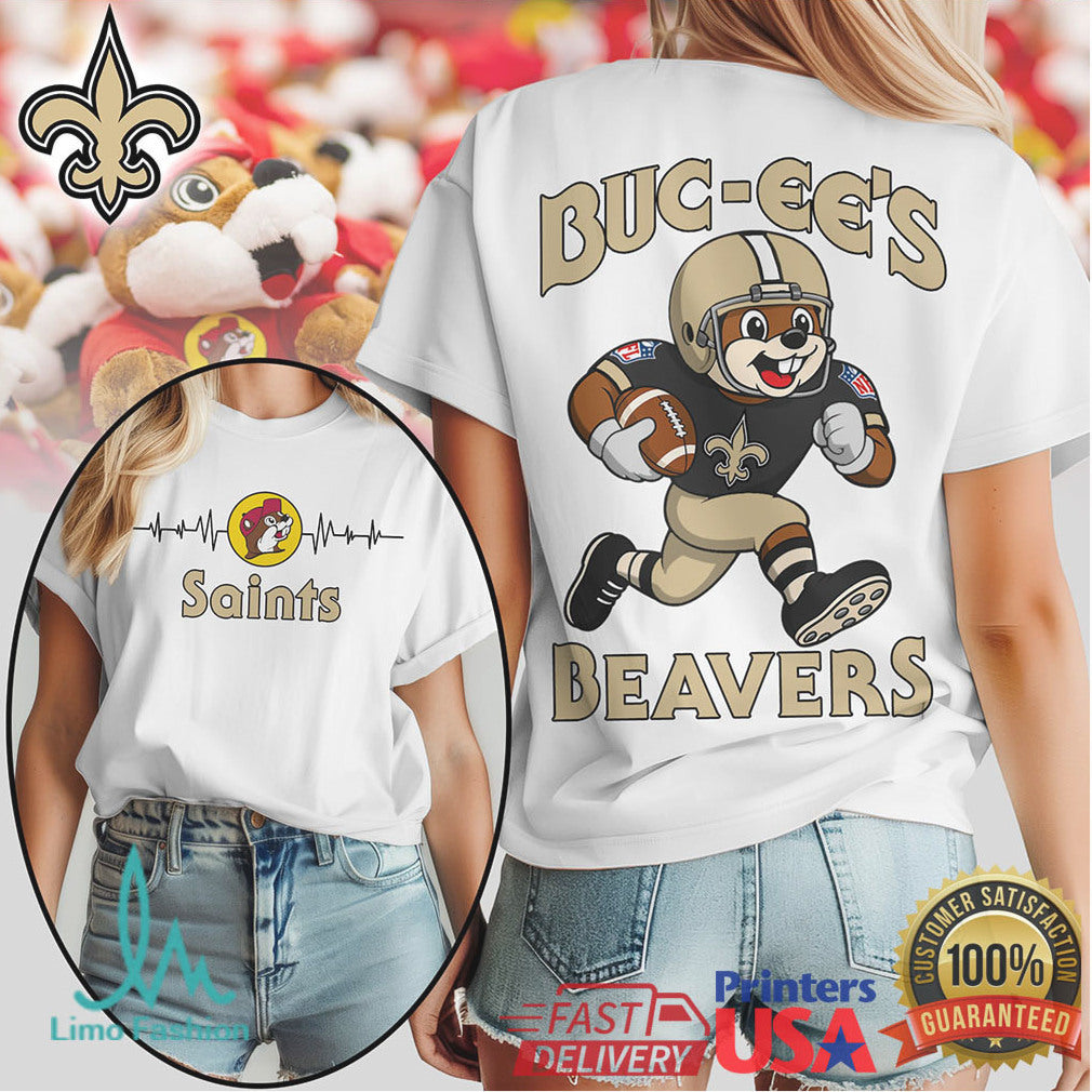 Buc ee's Beavers x Kansas City Chiefs Football Mascot T Shirt - Limotees LLC