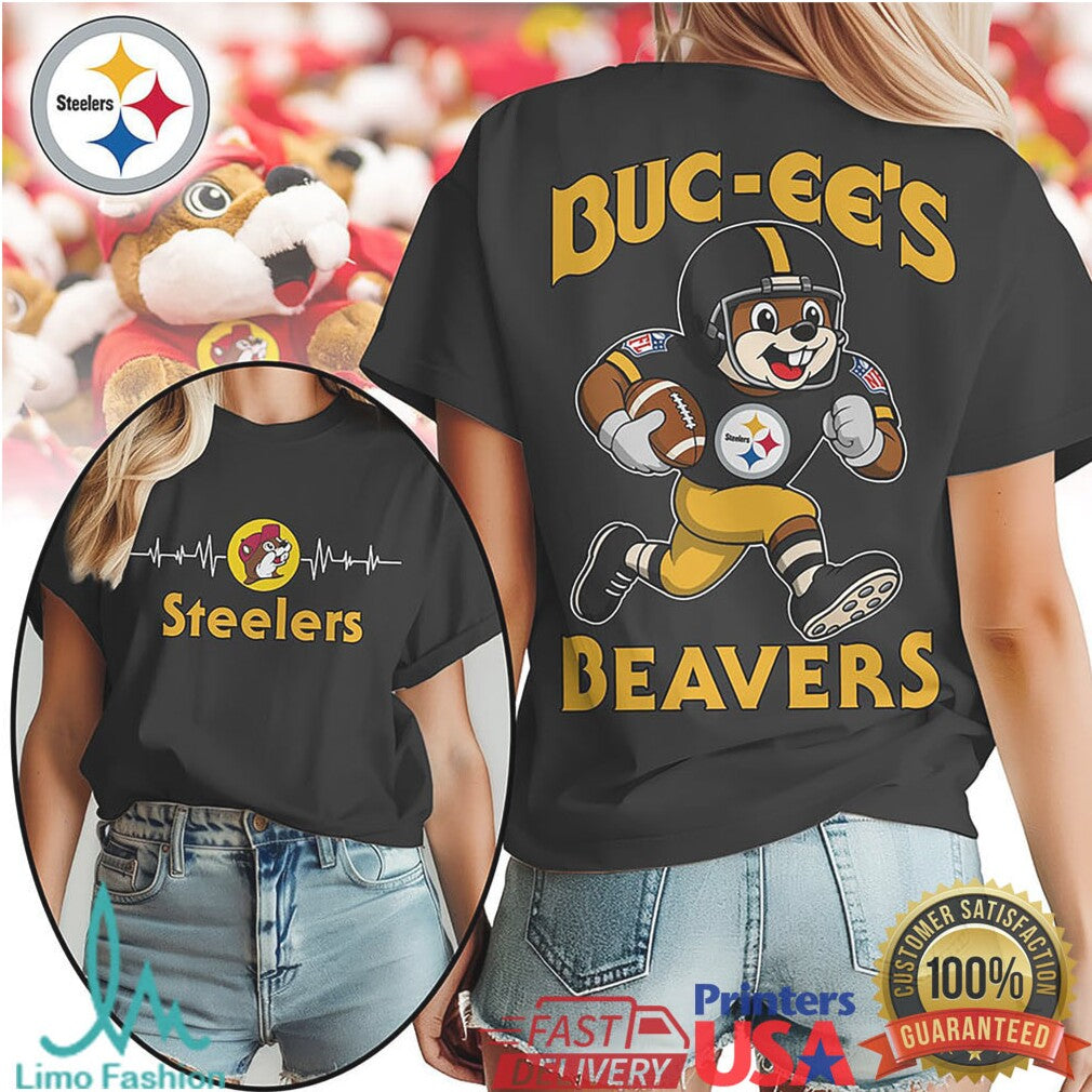 Buc ee's Beavers x Pittsburgh ST shirtlers Football Mascot T Shirt - Limotees LLC
