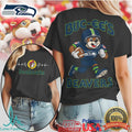 Buc ee's Beavers x Seattle Seahawks Football Mascot T Shirt - Limotees LLC