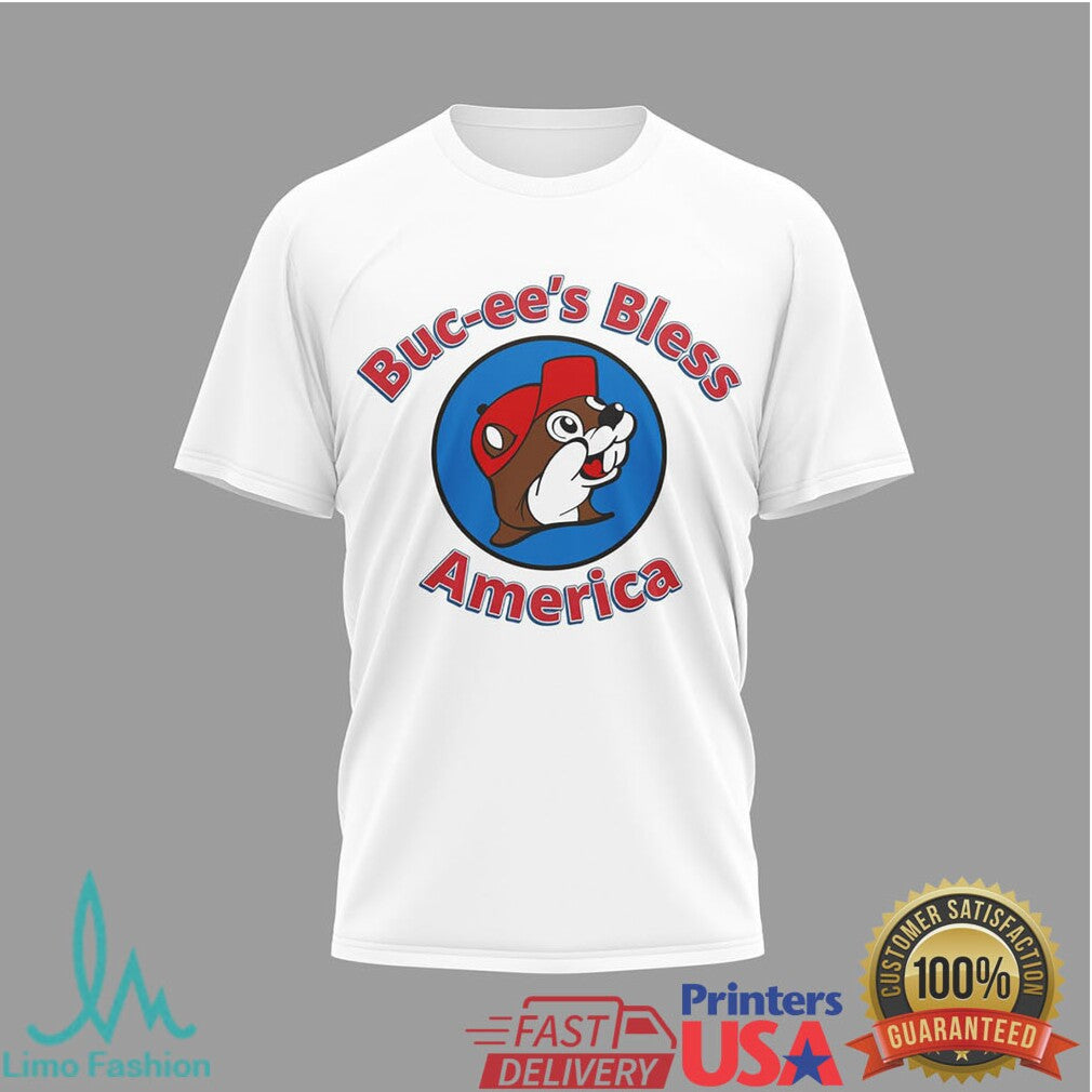 Buc ee's Bless America 250 Years of Freedom Patriotic T Shirt - Limotees LLC
