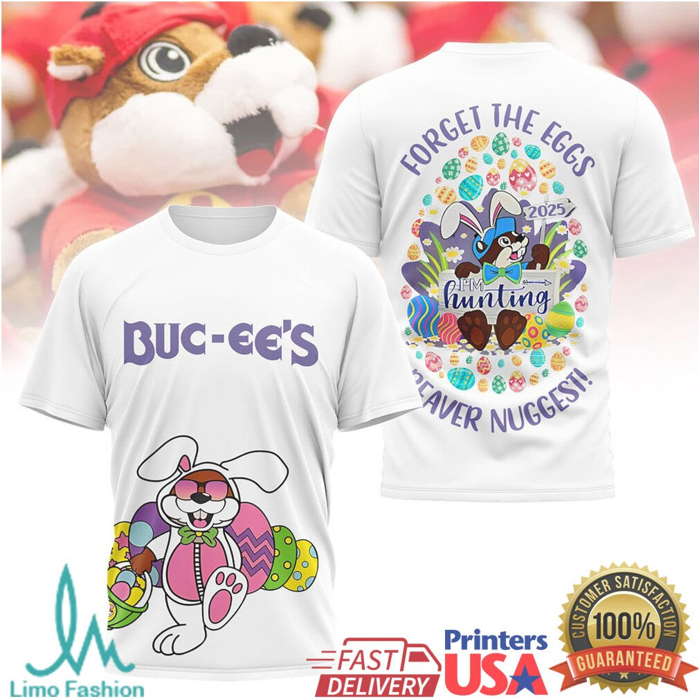 Buc ee’s Easter Bunny “Forget the Eggs, I'm Hunting Nuggets” Tee - Limotees LLC