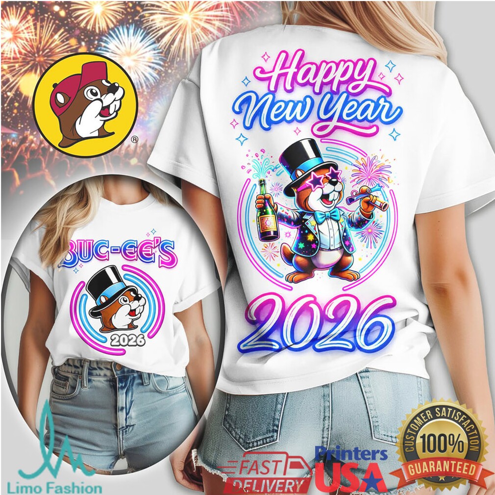 Buc ee’s Happy New Year 2026 Fireworks Celebration T Shirt - Limotees LLC