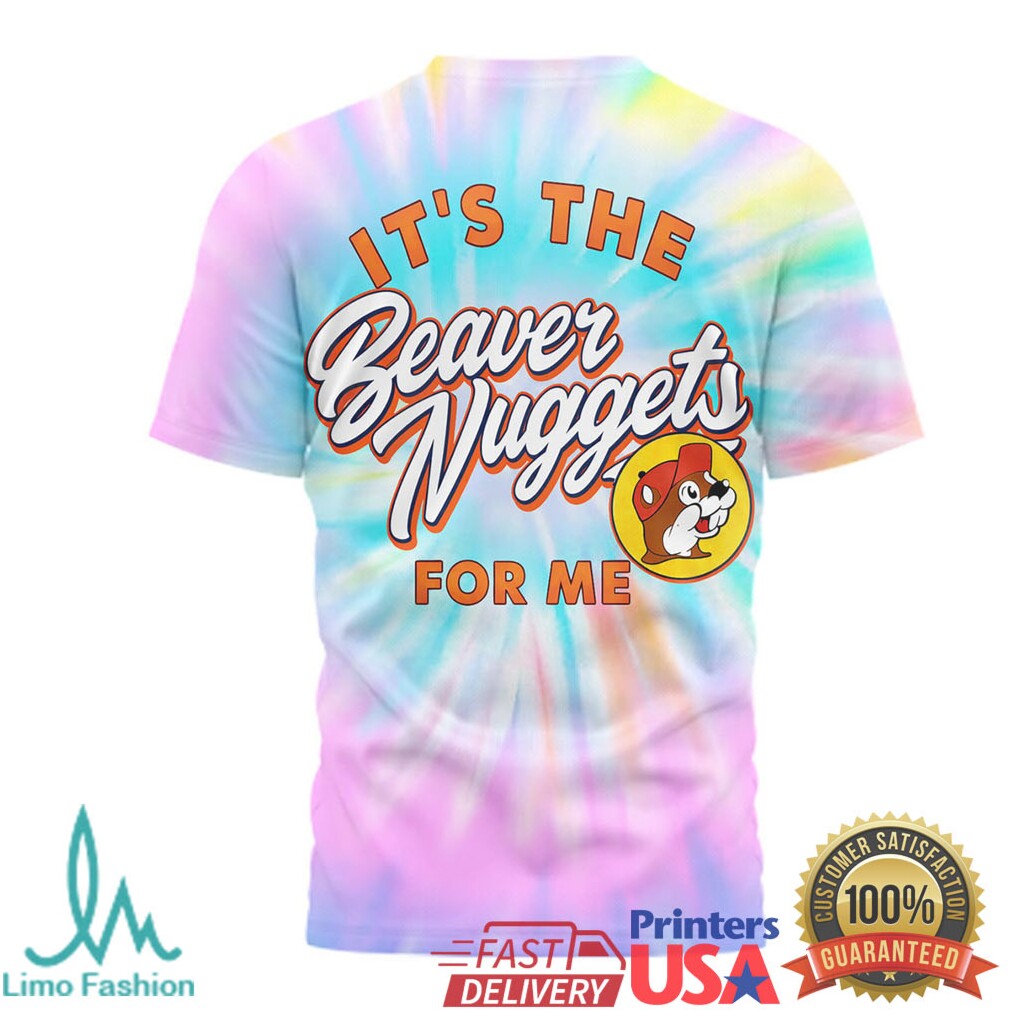 Buc ee's Peace Love Beaver Nuggets Pastel Tie Dye Graphic T Shirt - Limotees LLC