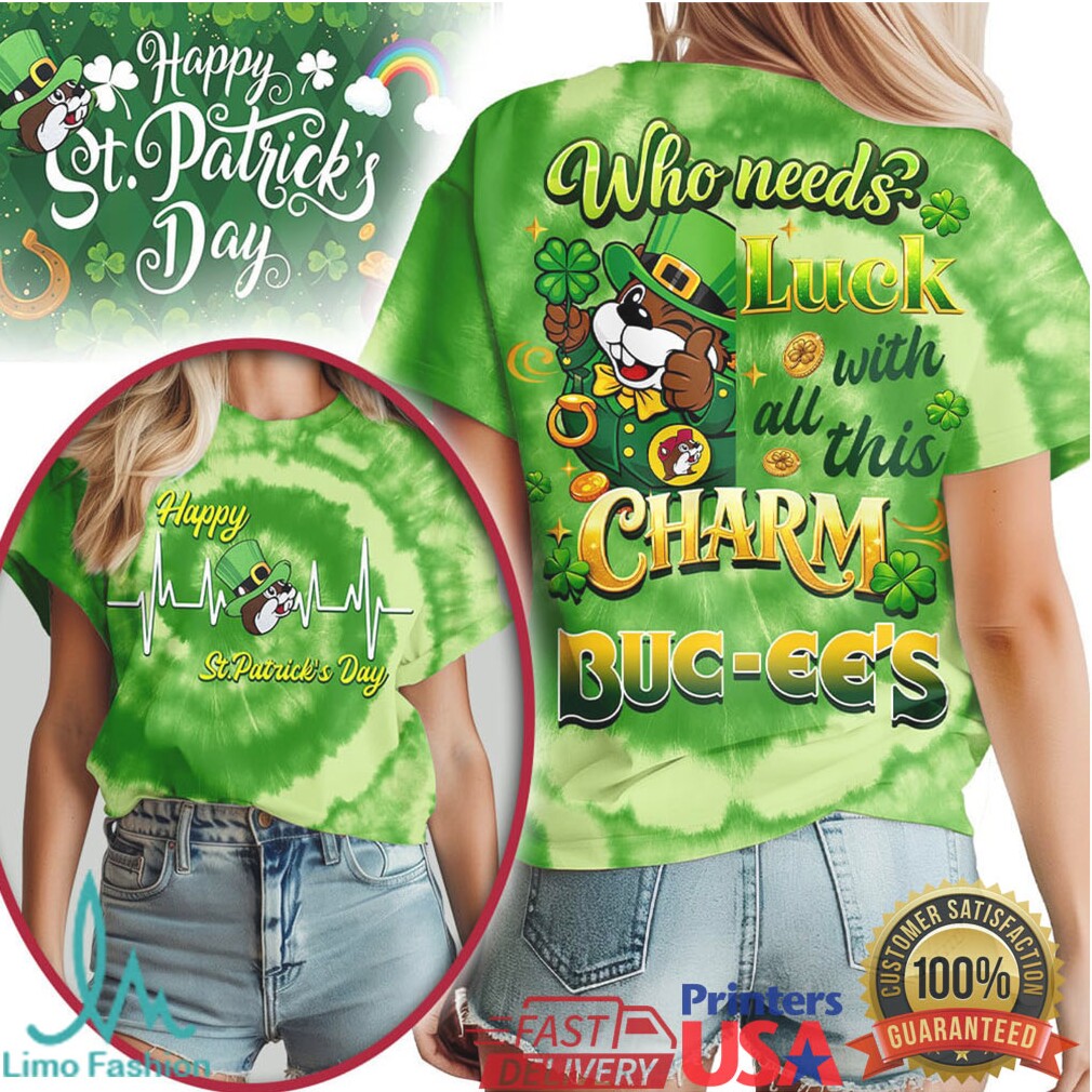Buc ee’s St. Patrick’s Day Luck With This Charm Beaver Heartbeat Shirt - Limotees LLC