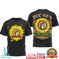 Buc ee's Sunflower “Makes Me Happy” Black T Shirt - Limotees LLC