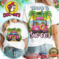 Buc ee’s Take Me To Buc ee’s Pink Jeep Summer Road Trip Graphic Tee - Limotees LLC