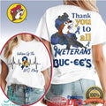 Buc ee’s U.S. Navy Veteran “Thank You” Heartbeat T Shirt - Limotees LLC
