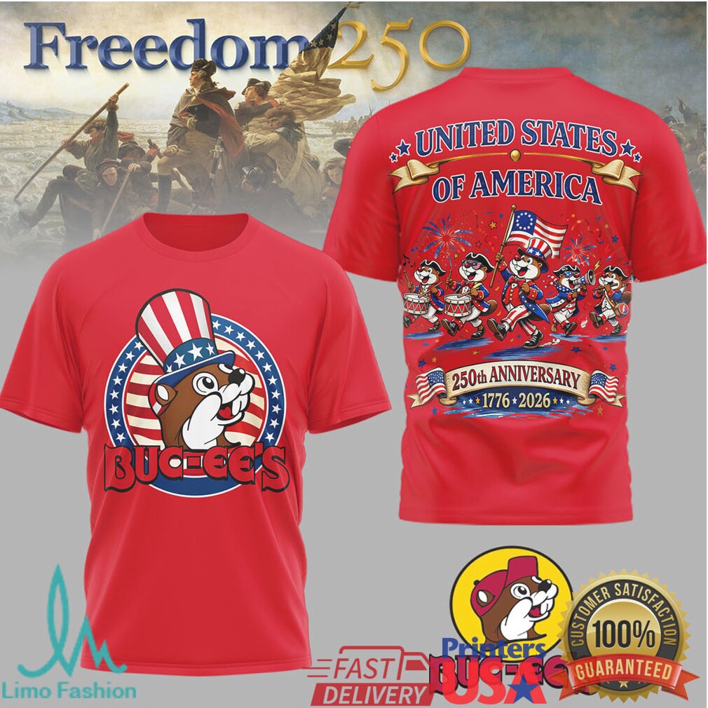 Buc ee's United States 250th Anniversary 1776 2026 Patriotic T Shirt - Limotees LLC