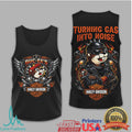 Buc ee's x Harley Davidson Style “Turning Gas Into Noise” Biker T Shirt - Limotees LLC