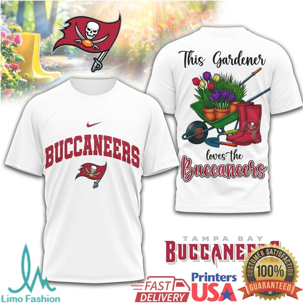 Buccaneers This Gardener Loves The Buccaneers Graphic T Shirt - Limotees LLC