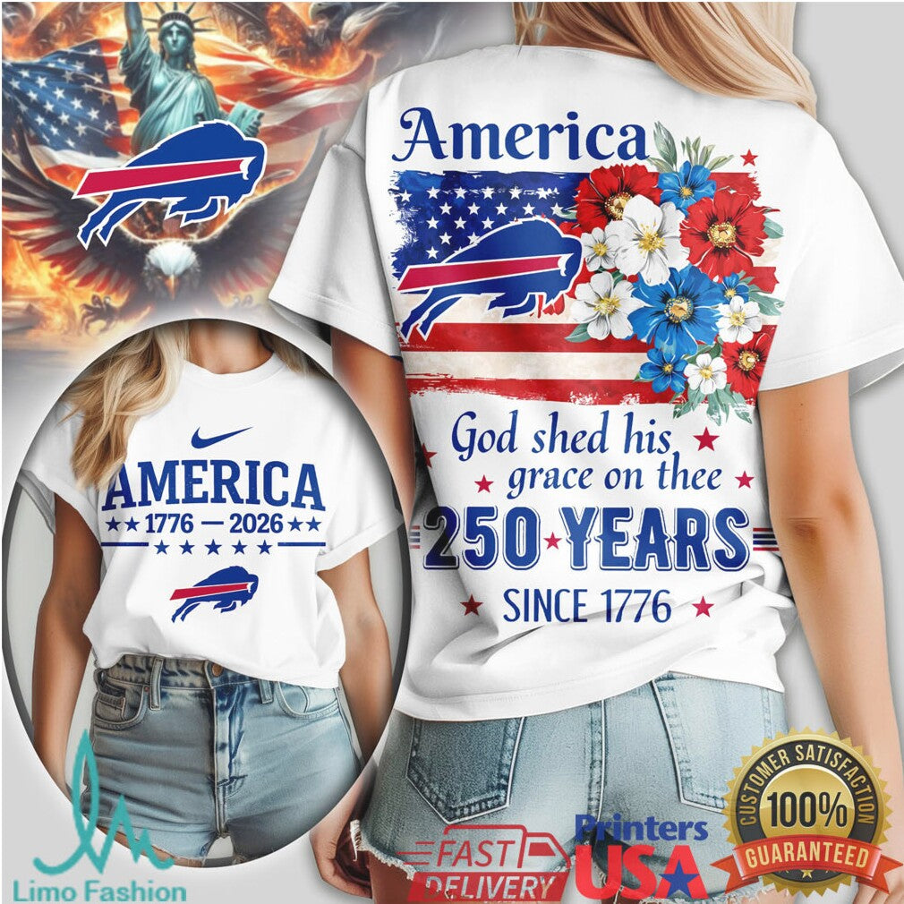 Buffalo Bills America 250th Anniversary 1776 2026 Patriot Tee - Limotees LLC