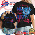 Buffalo Bills American Heart Month “In February We Wear Red” Awareness T Shirt - Limotees LLC