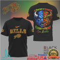 Buffalo Bills Black History Month “A Legacy of Pride” Split Face Buffalo T Shirt - Limotees LLC
