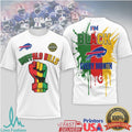 Buffalo Bills Black History Month Juneteenth Fist T Shirt - Limotees LLC