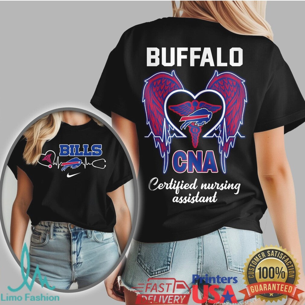 Buffalo Bills CNA Certified Nursing Assistant T Shirt Buffalo Football Fan