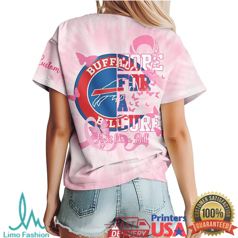 Buffalo Bills Fight Like A Bill Breast Cancer Awareness Pink Shirt - Limotees LLC