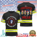Buffalo Bills Firefighter Snoopy & Charlie Brown NFL T Shirt - Limotees LLC