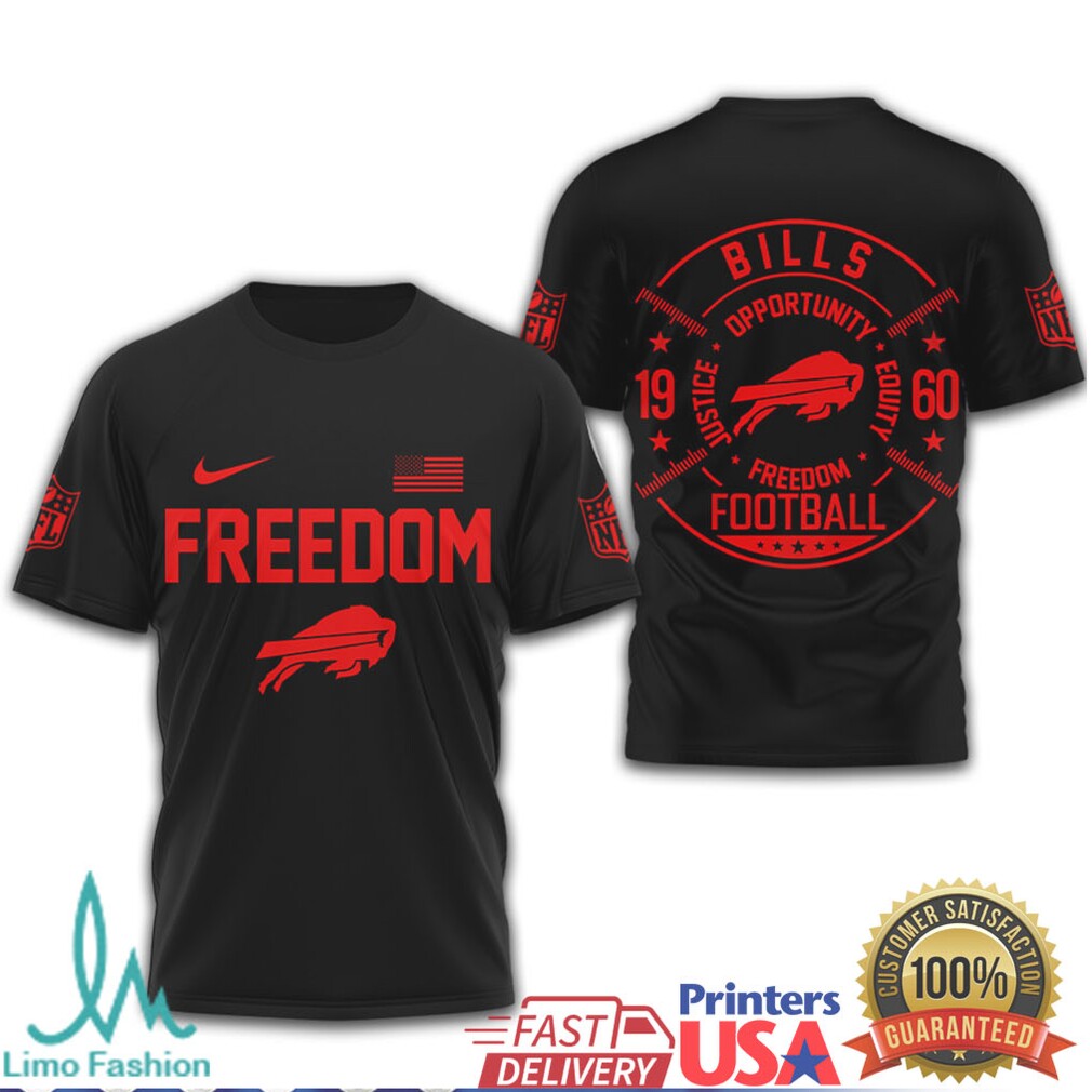 Buffalo Bills Freedom Football Justice Opportunity Equity T Shirt - Limotees LLC