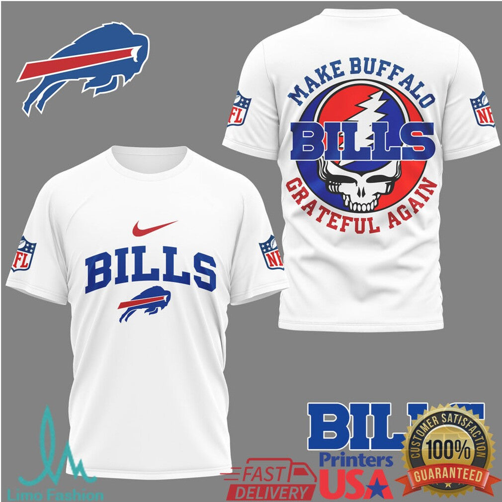 Buffalo Bills Grateful Dead Make Buffalo Grateful Again Shirt