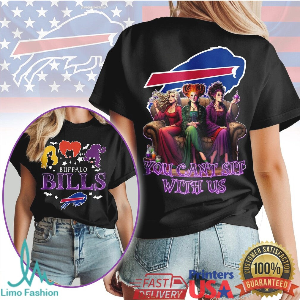 Buffalo Bills Hocus Pocus Witches Halloween Spooky Season Football T Shirt