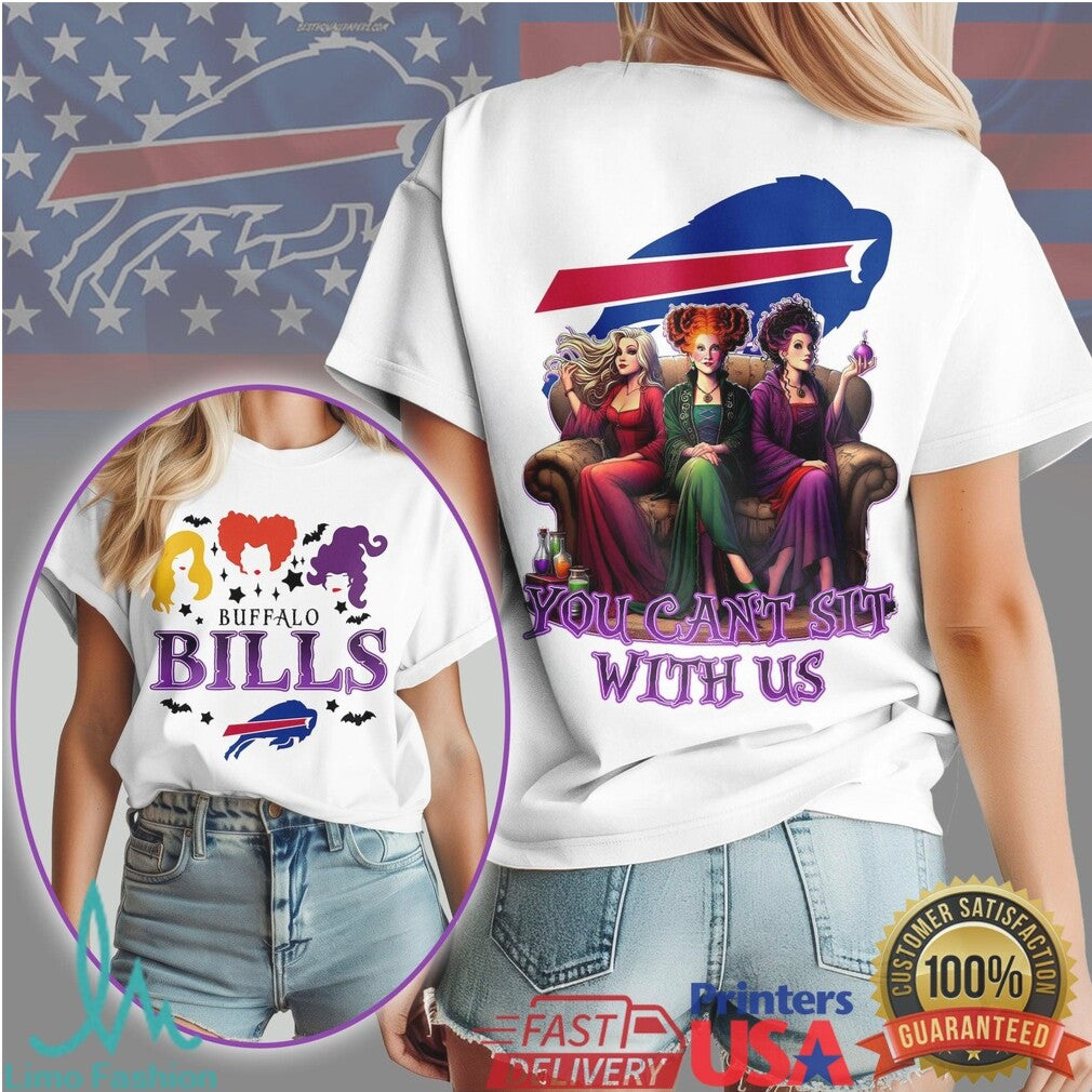 Buffalo Bills Hocus Pocus Witches Halloween Spooky Season Football T Shirt