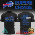Buffalo Bills “Inspire Change” Opportunity Unity Equity Freedom Justice Shirt - Limotees LLC