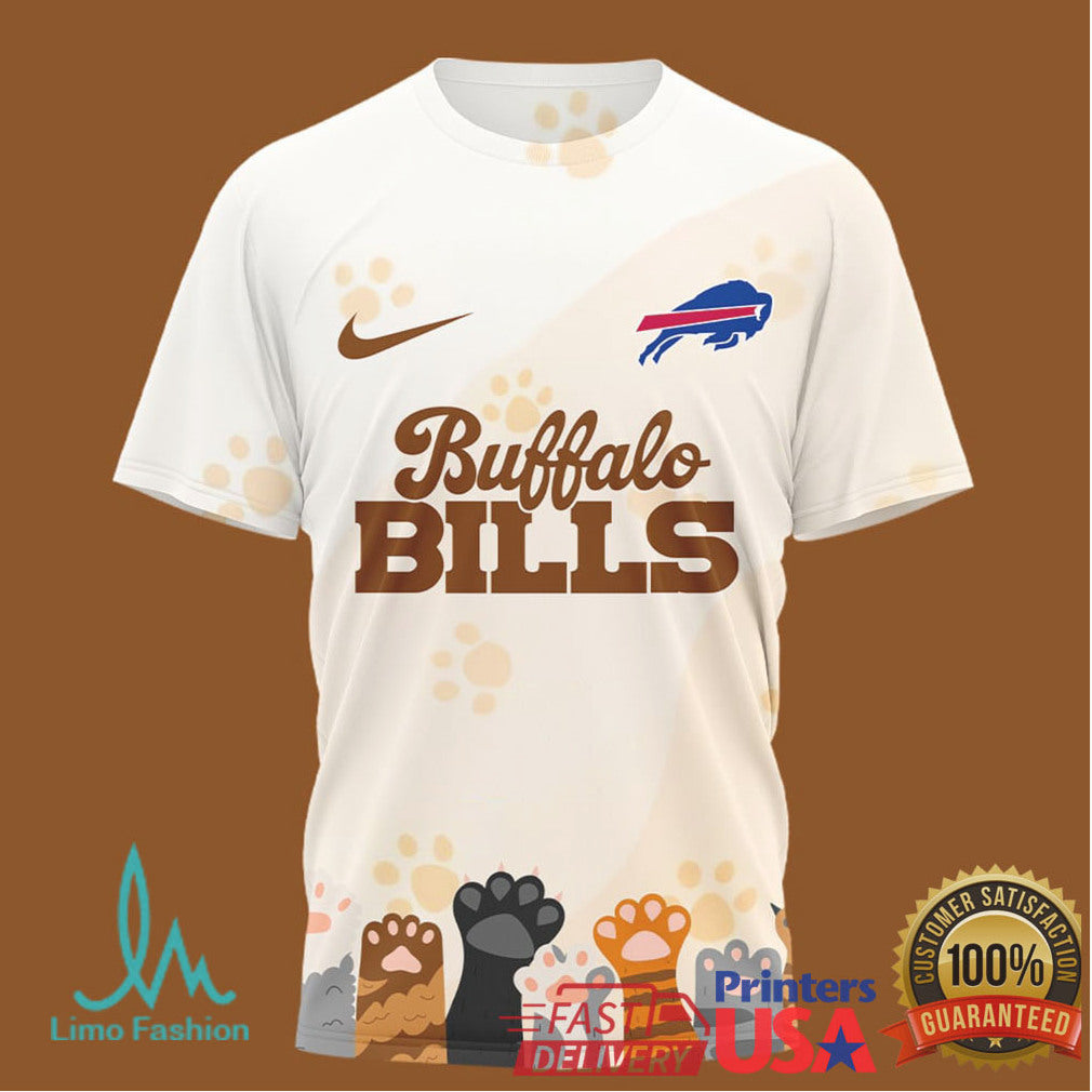Buffalo Bills International Cat Day 3D All Over Print Tshirt