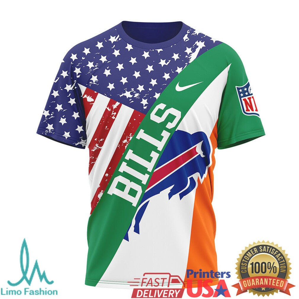 Buffalo Bills Irish American Heritage St. Patrick's Day T Shirt - Limotees LLC