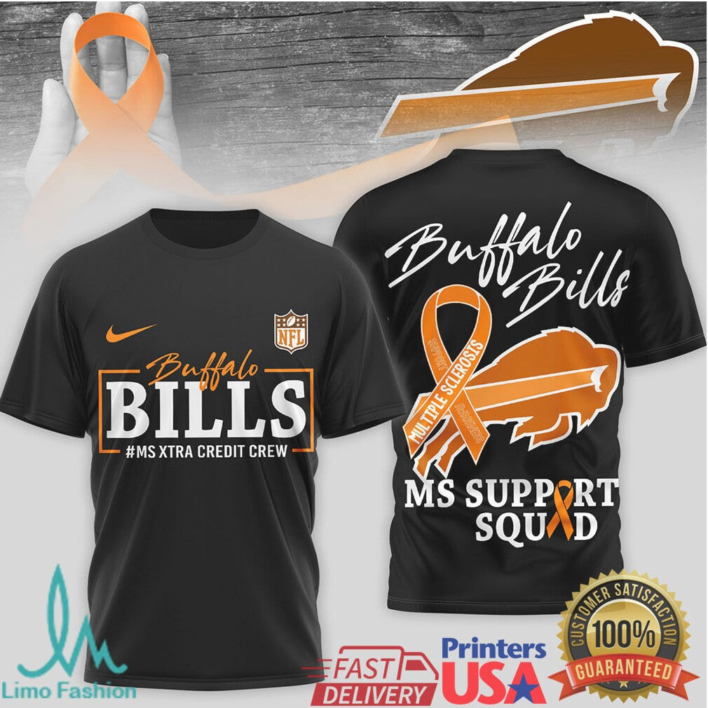 Buffalo Bills MS Support Squad Multiple Sclerosis Awareness Nike T Shirt - Limotees LLC
