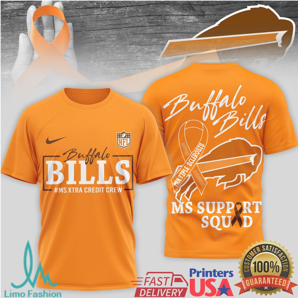 Buffalo Bills MS Support Squad Multiple Sclerosis Awareness Nike T Shirt - Limotees LLC