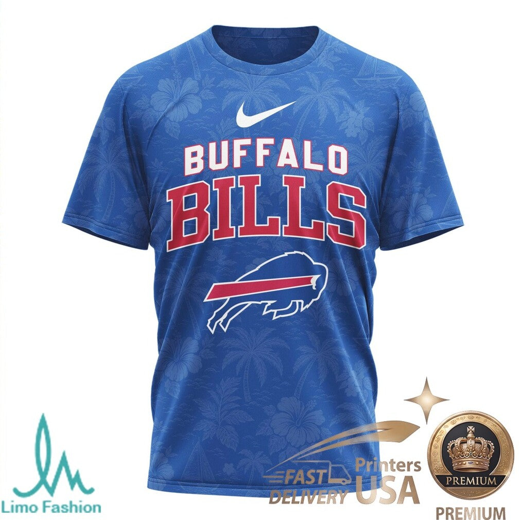 Buffalo Bills Margaritaville Parrot Tropical Summer Session T Shirt - Limotees LLC